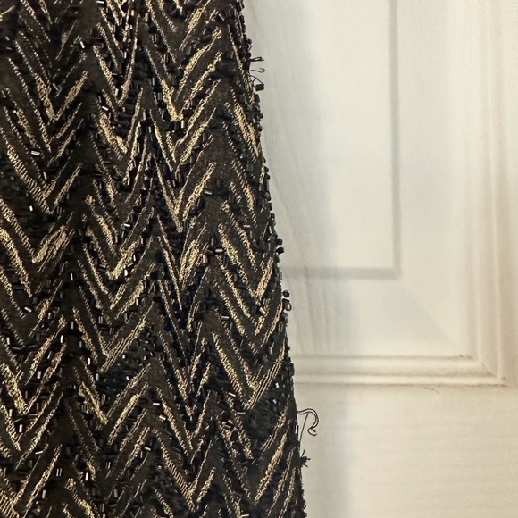 Carmen Marc Valvo Signature Beaded Tank Top and Skirt Set - Picture 10 of 16